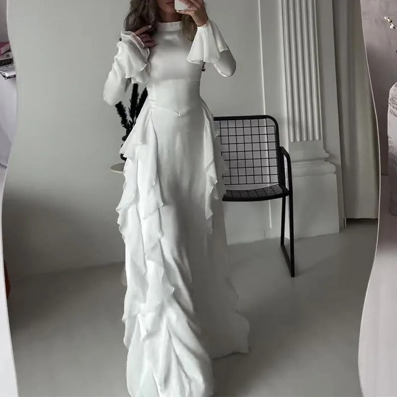 Deslumbra | Elegante vestido largo sin espalda para mujer