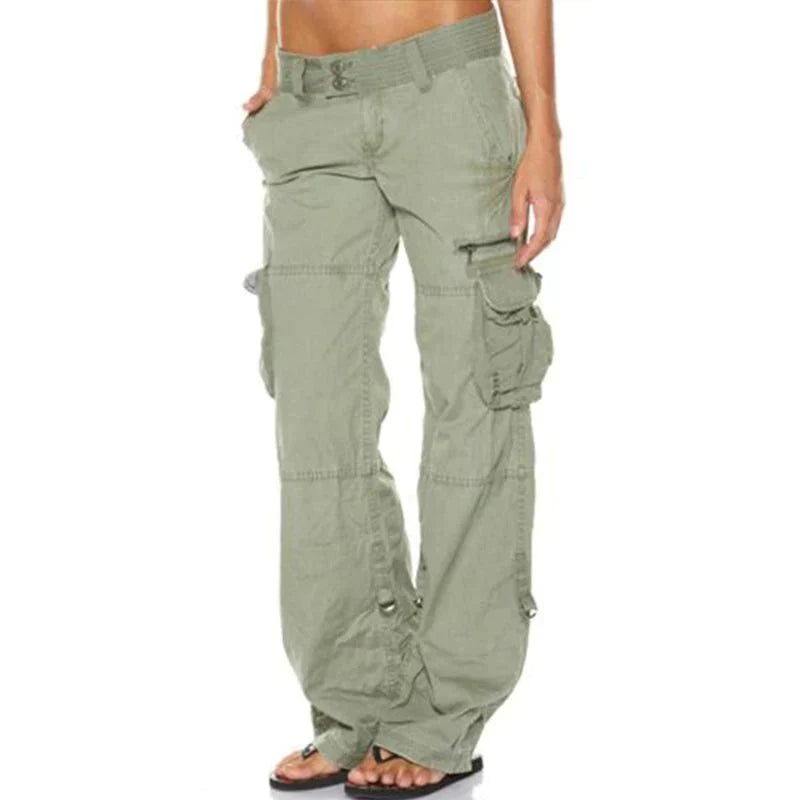 Out-Shine | Black women cargo pants