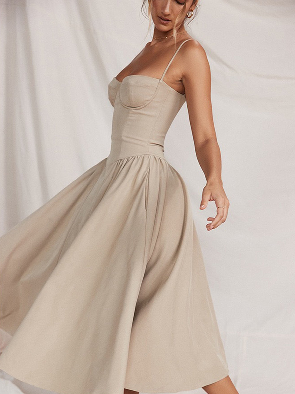 Out-Shine | Sling Midi Dress