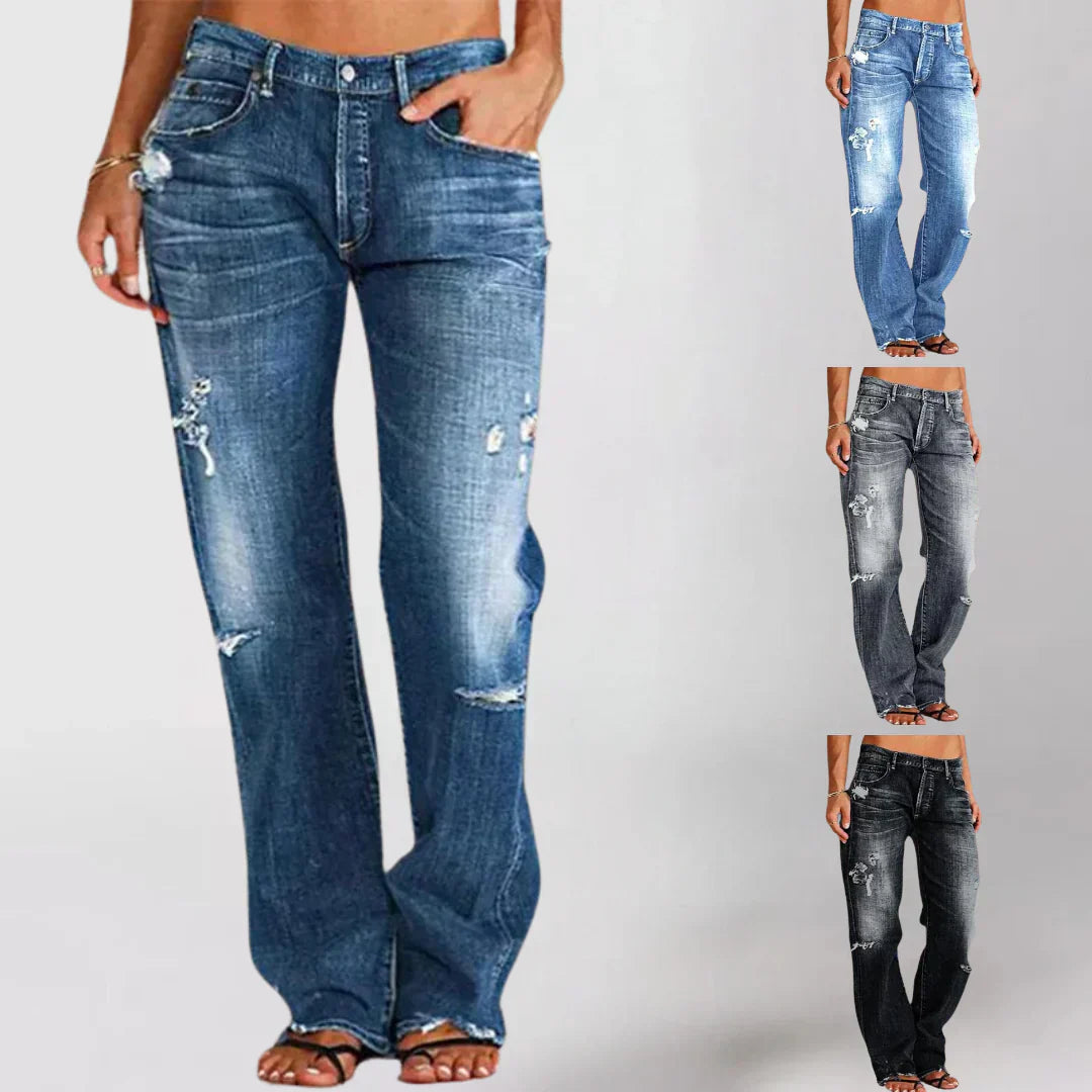 Out-Shine | Trendy Low-Rise Jeans