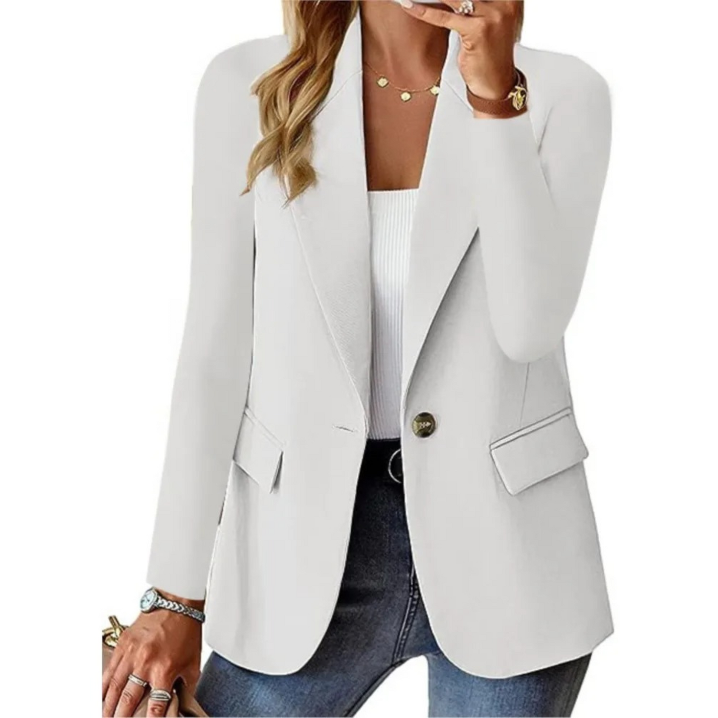 Out-Shine | Ladies Blazer With Long Sleeves