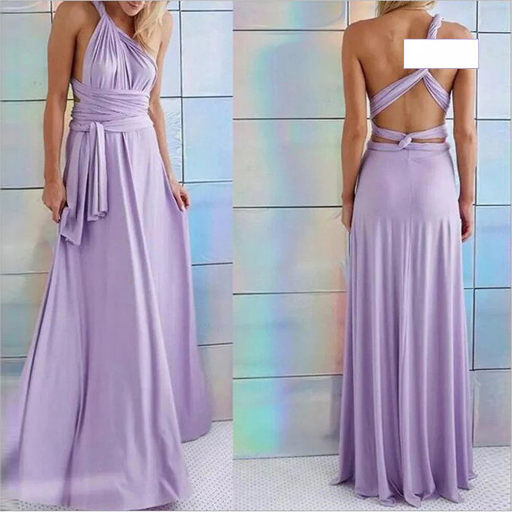 Out-Shine | Women's Multiway Wrap Convertible Boho Maxi Dress