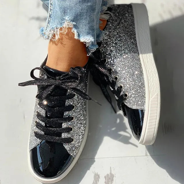 Out-Shine | Luxury Casual Women's Shoes With Sequins