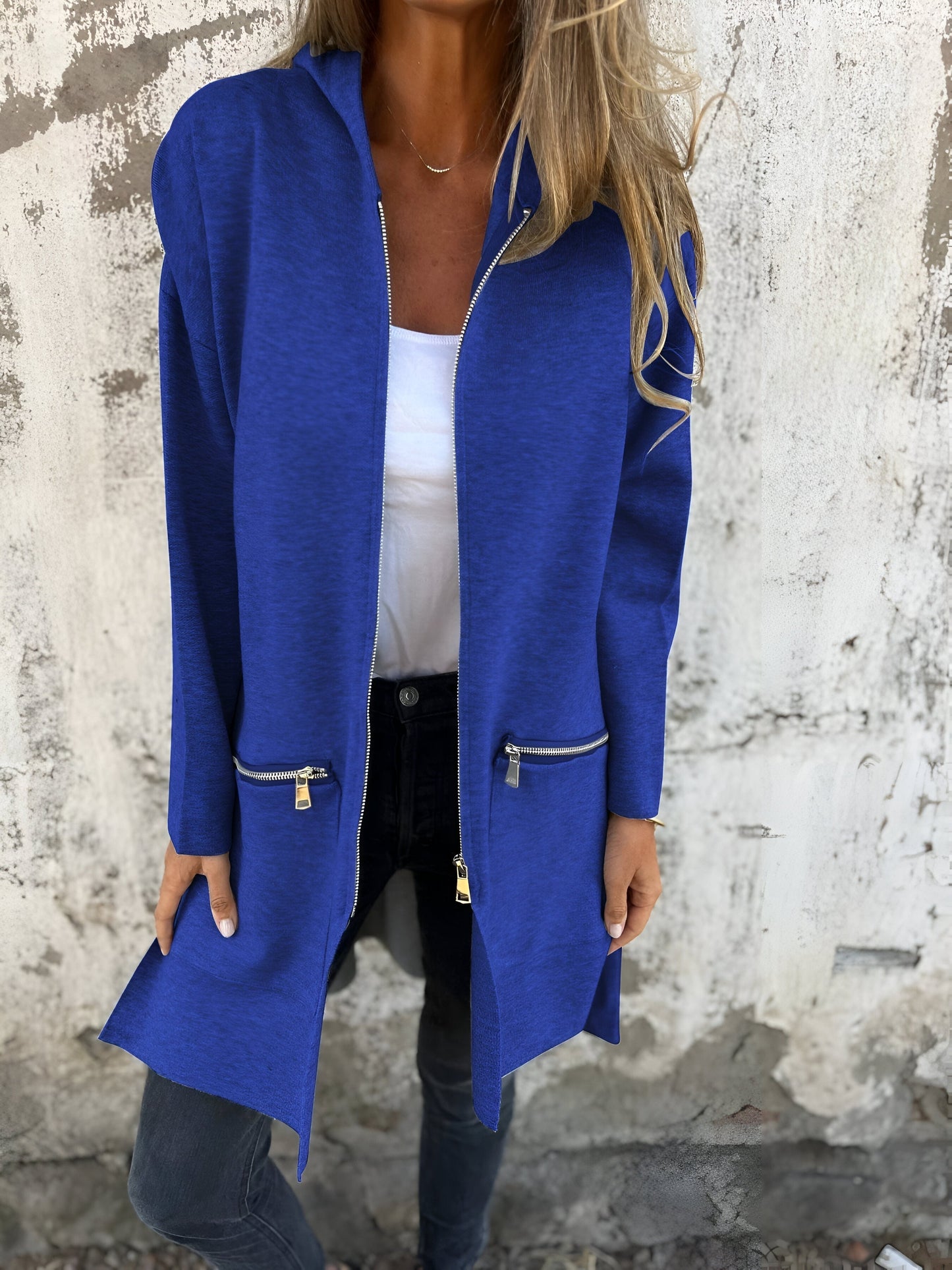 Out-Shine | Casual Zip-Up Crew Neck Vest