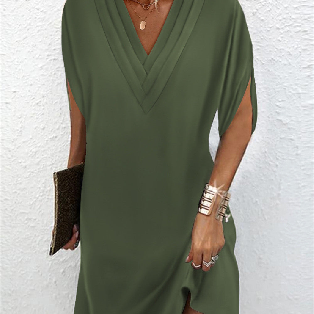 Out-Shine | Fashionable Batwing Sleeve Dress