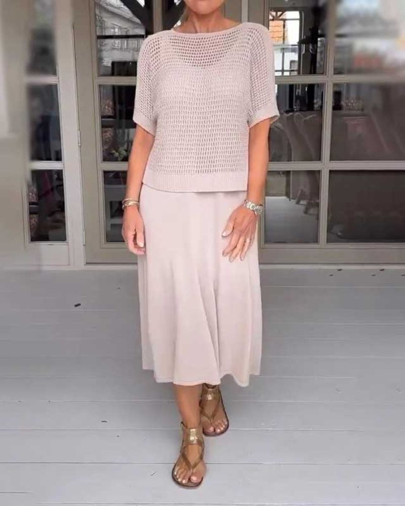 Out-Shine | Elegant Dress And Shirt Set