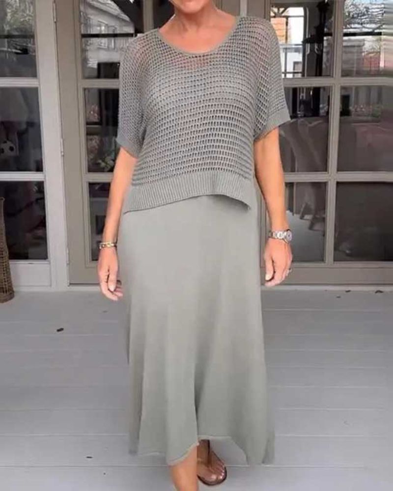 Out-Shine | Elegant Dress And Shirt Set