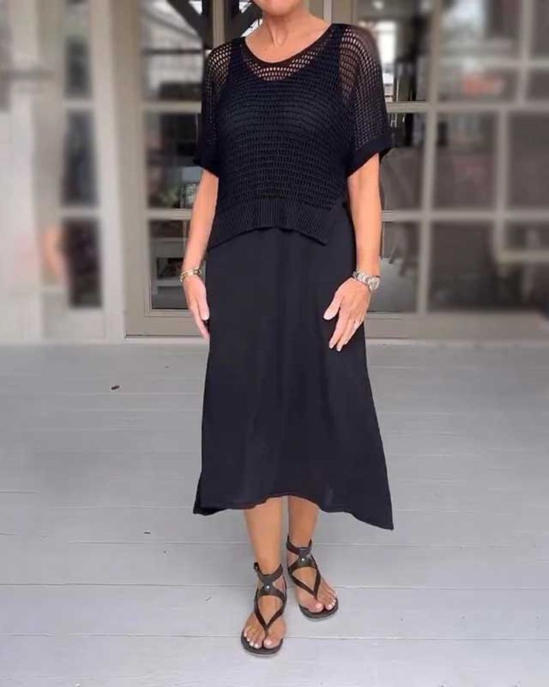 Out-Shine | Elegant Dress And Shirt Set