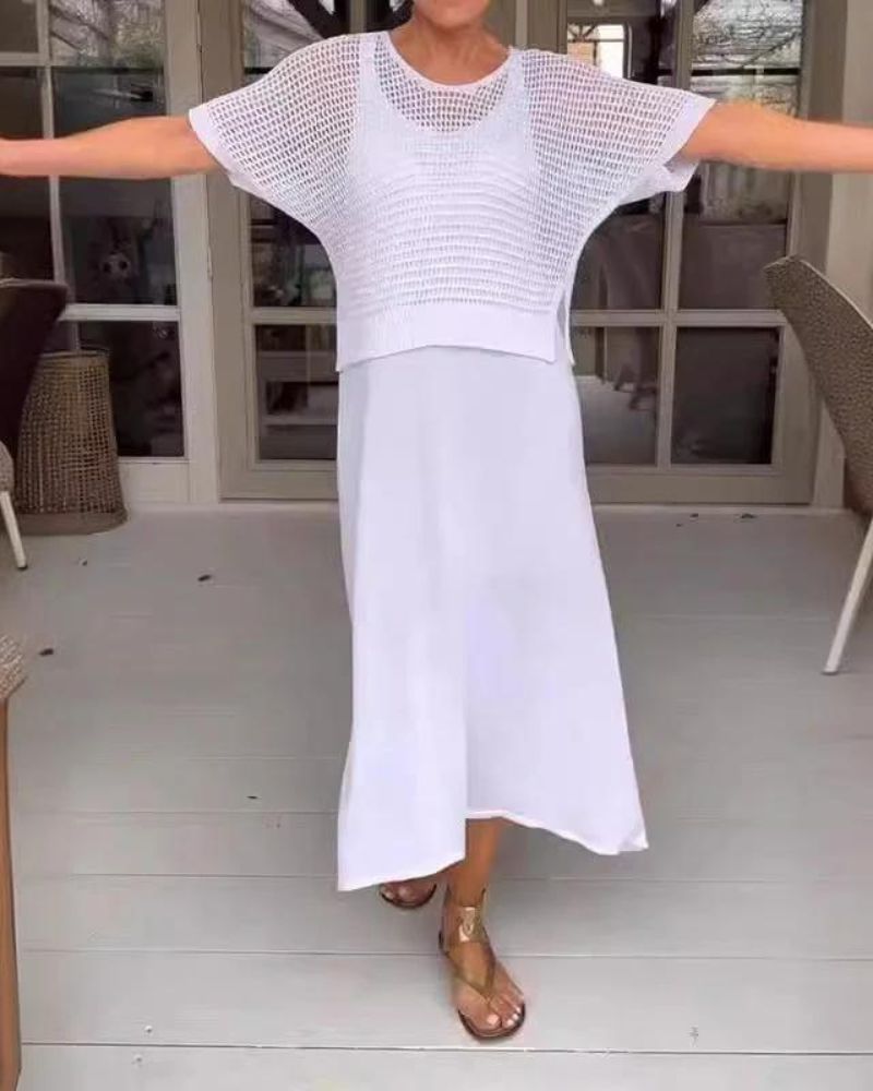 Out-Shine | Elegant Dress And Shirt Set