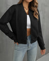 Out-Shine | Black Summer Bomber Gesine