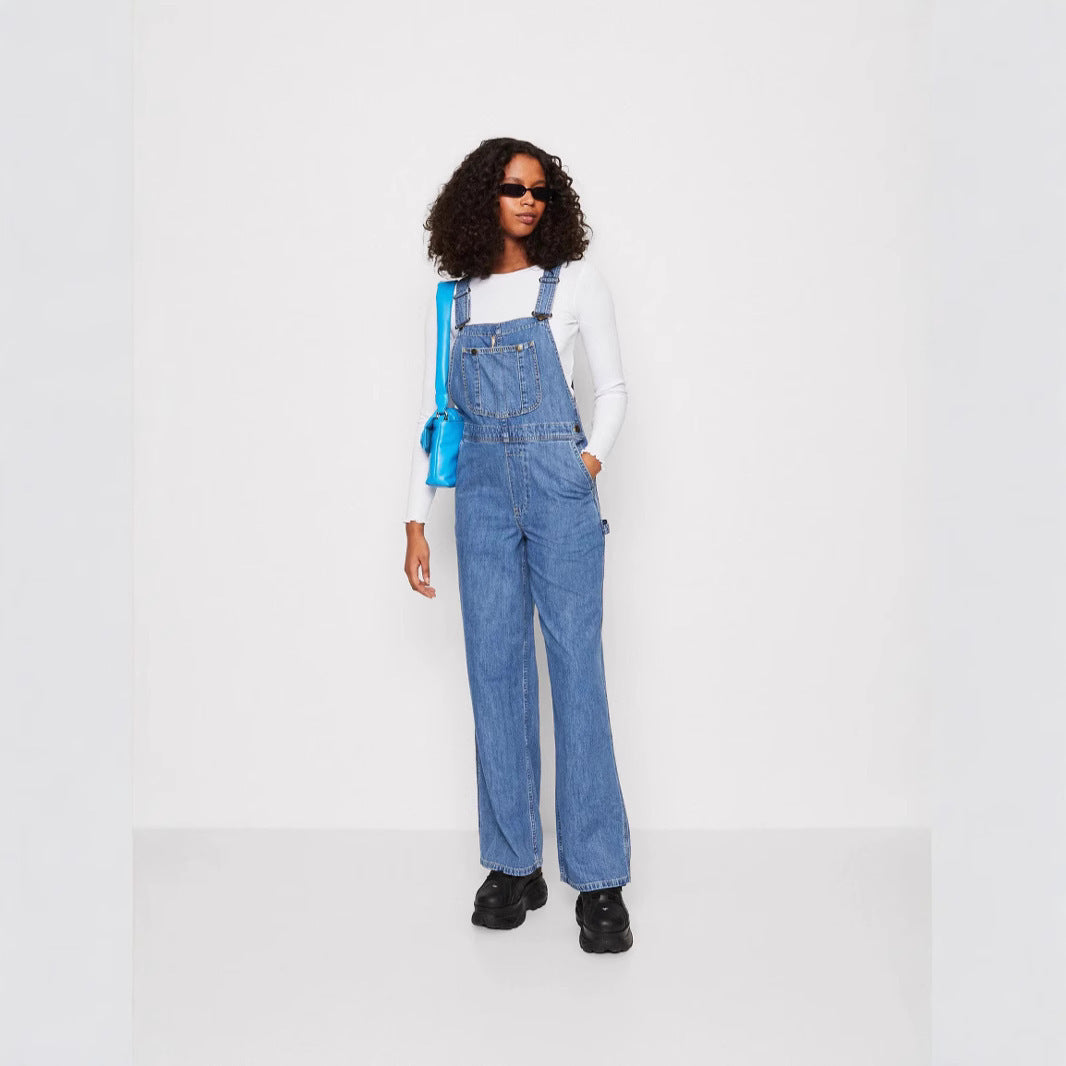 Out-Shine | Loose And Slimming Women'Sdenim Overalls