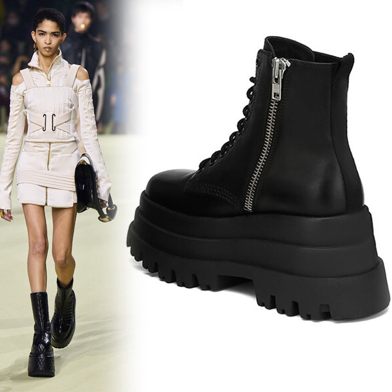 Out-Shine | Fashion Laces Martin Knight Women Ankle Boots