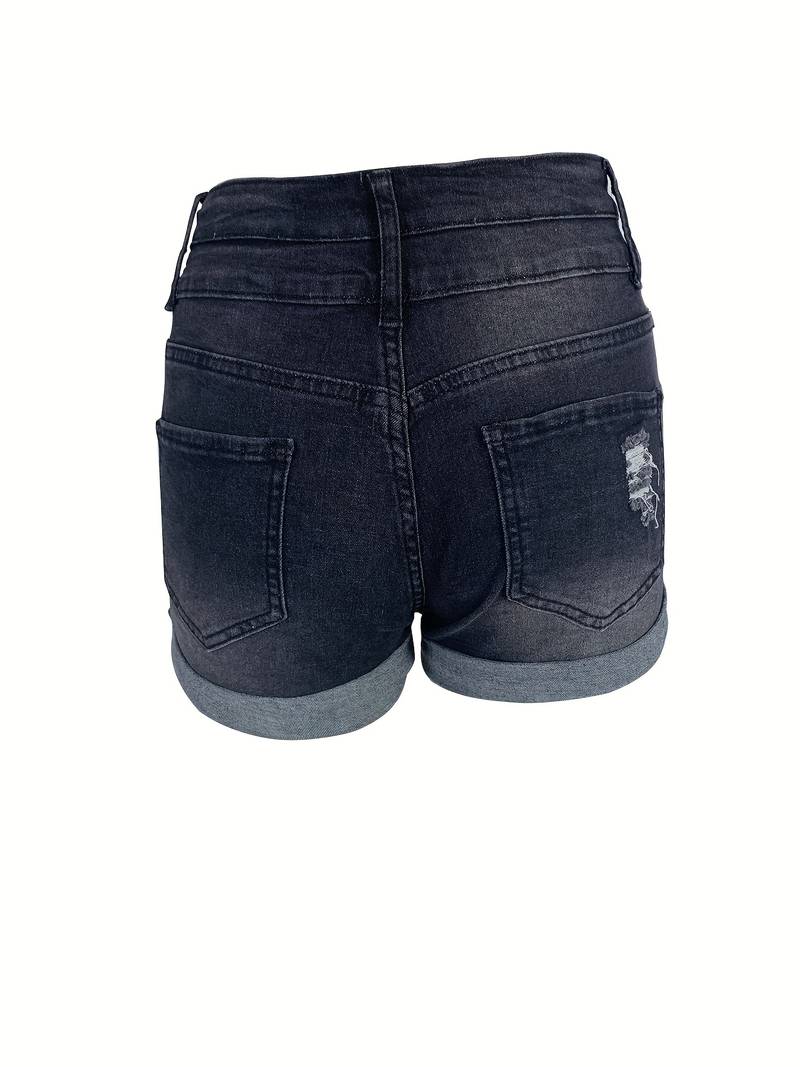 Brilla con luz propia | Shorts vaqueros de canalé para primavera/verano
