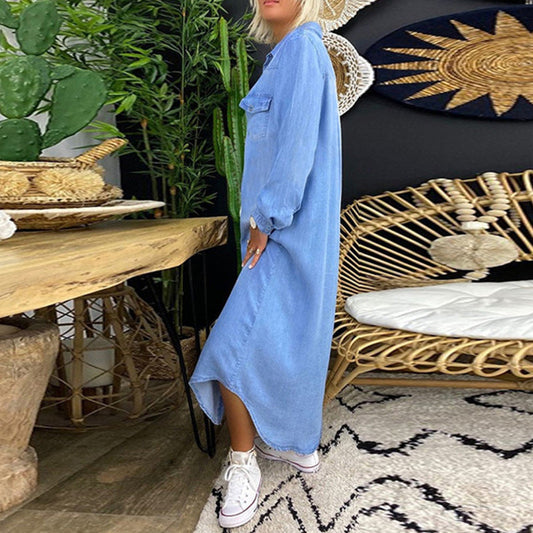 Out-Shine | Comfy Denim Dress