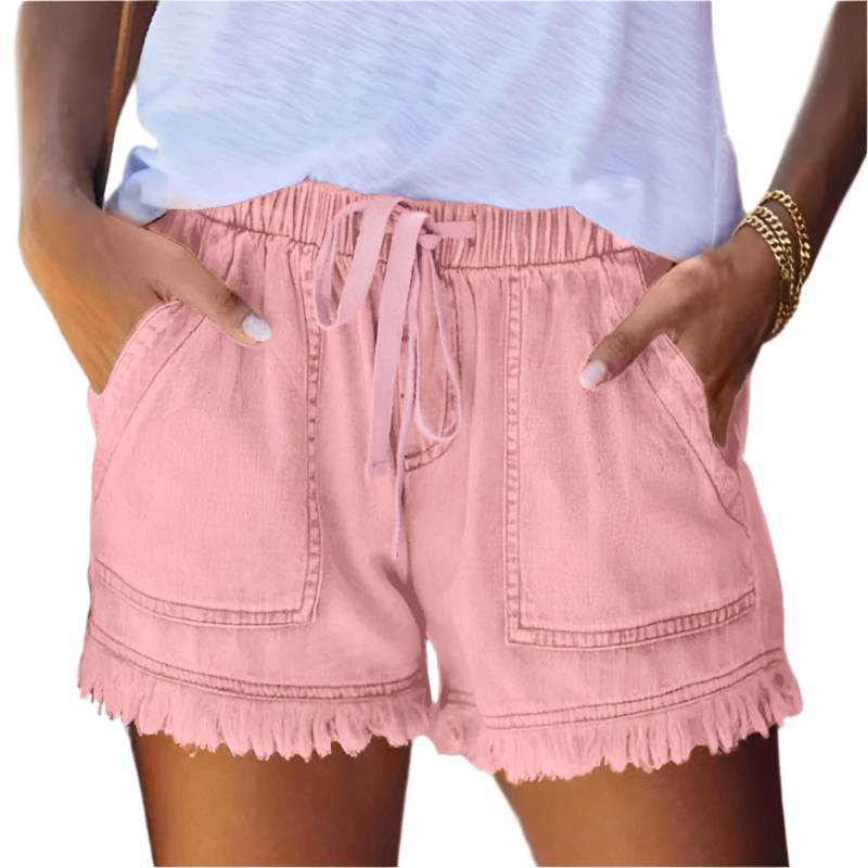Out-Shine | High-Waist Denim Shorts