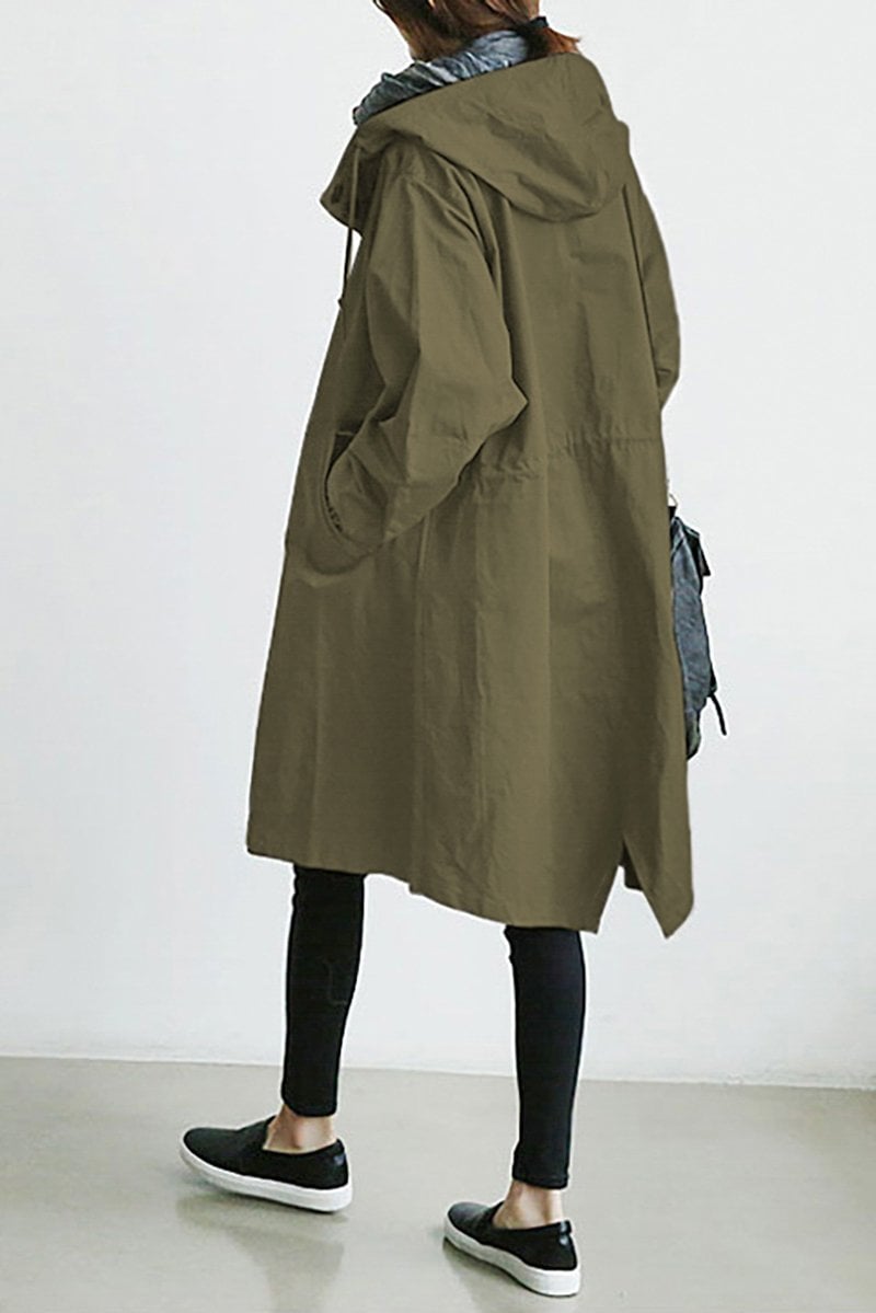 Out-Shine | Waterproof Trench Coat with Hood