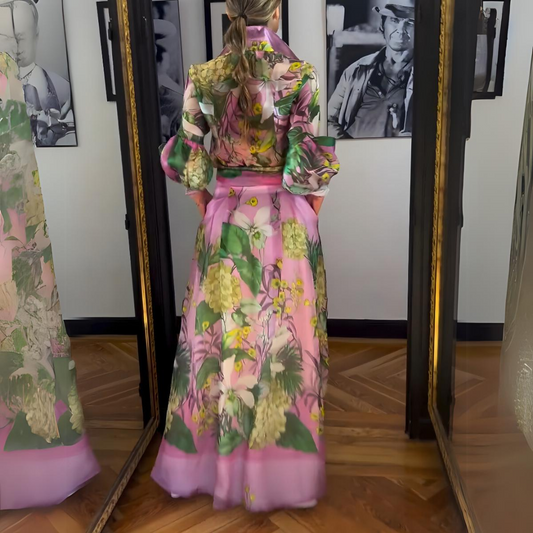 Out-Shine | Luxurious Italian Satin Maxi Dress