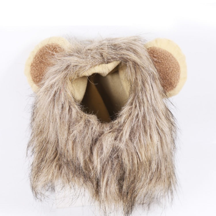 Out-Shine | Halloween Lion Hat for Dog and Cat
