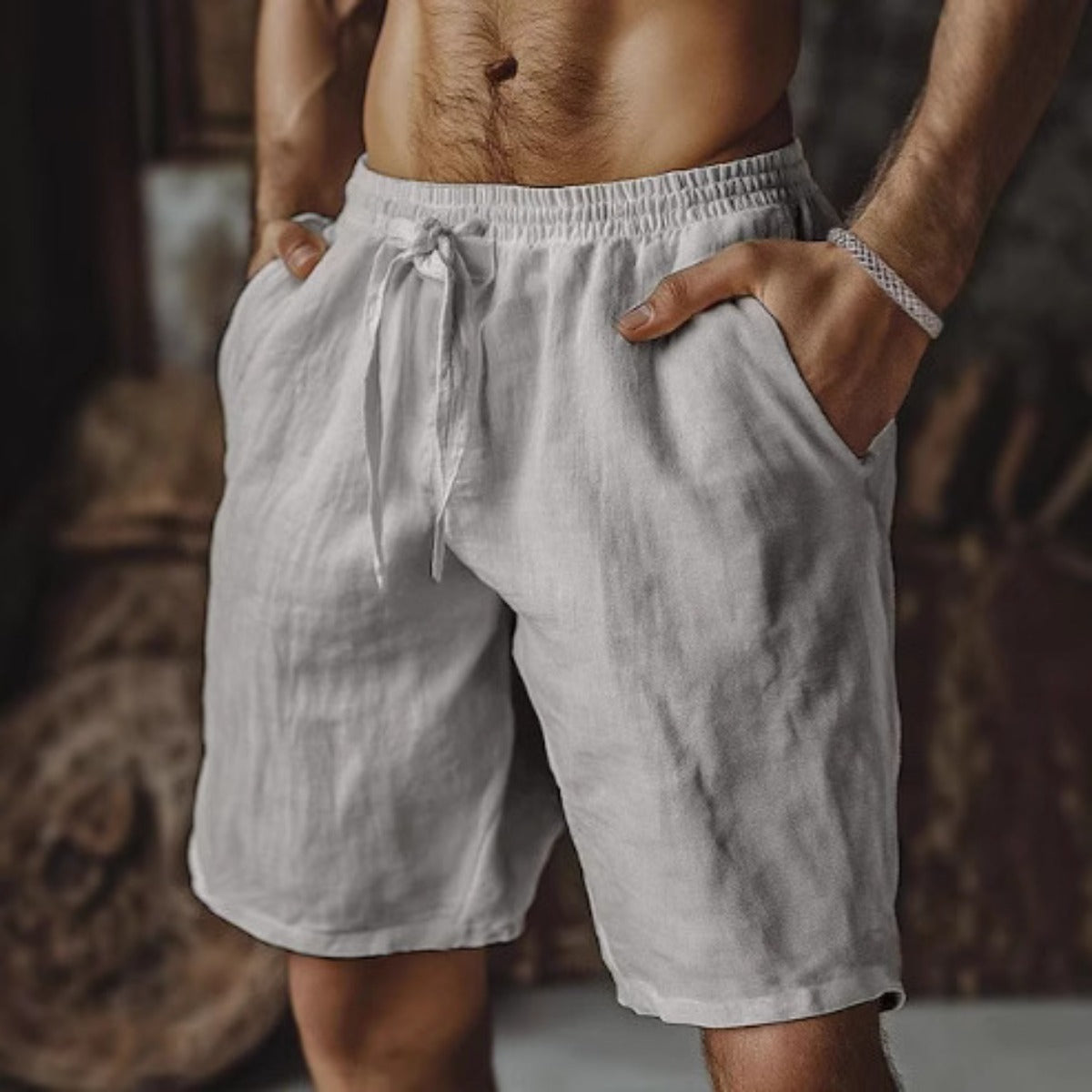 Brilla con luz propia | Zapatos de cordones para hombre, de algodón y lino