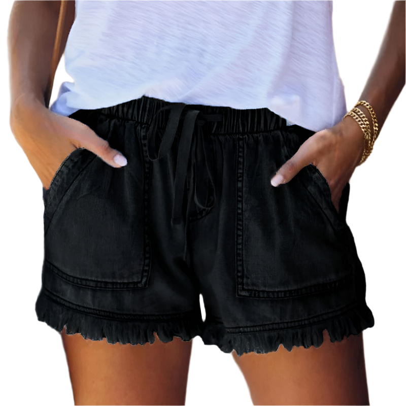 Out-Shine | High-Waist Denim Shorts