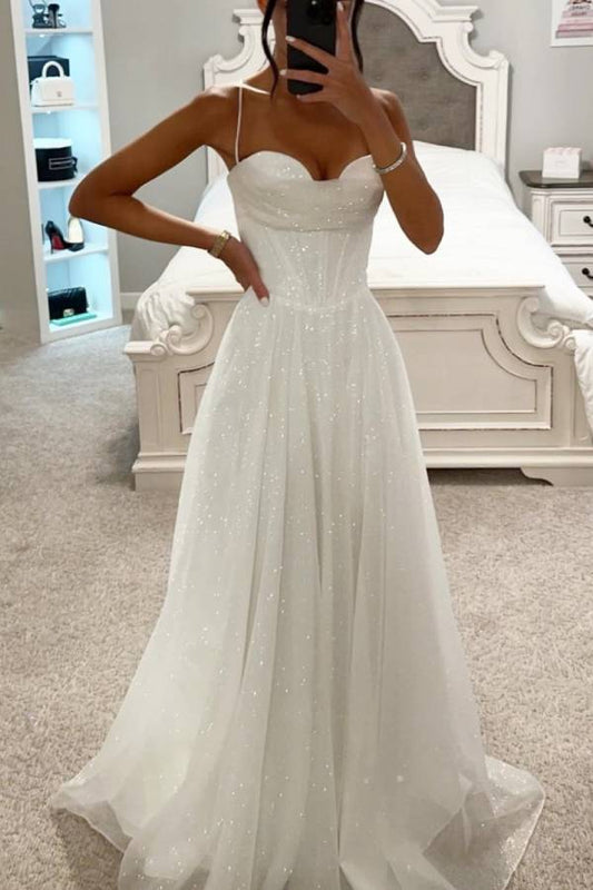 Out-Shine | Glitter Ball Gown With Lace