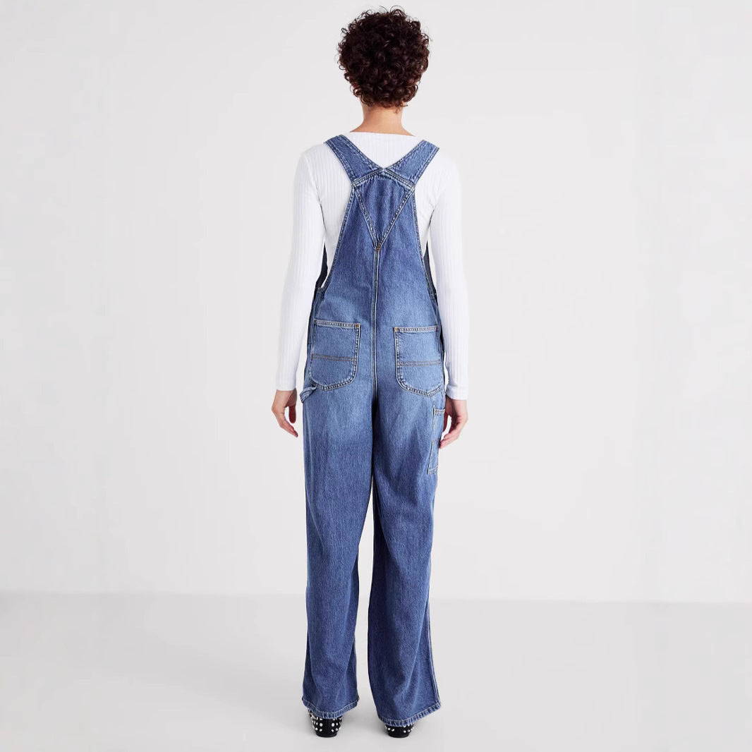 Out-Shine | Loose And Slimming Women'Sdenim Overalls