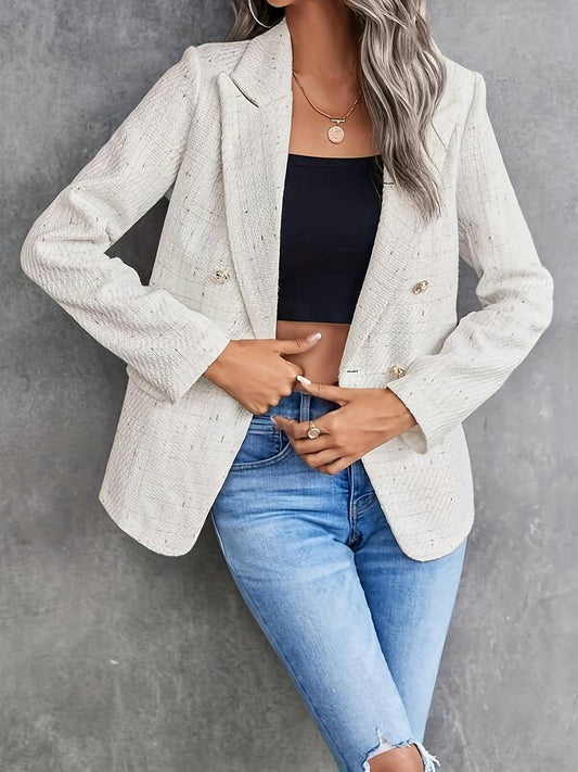 Brilla | Blazer de manga larga con cuello de solapa
