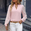 Out-Shine | Long Sleeve Pleated Blouse For Women