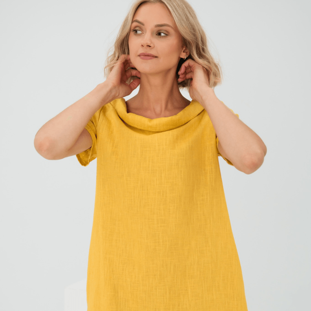 Out-Shine | Casual Linen Dress for Women