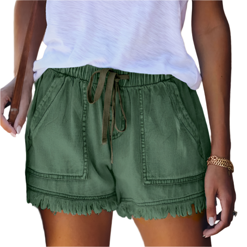 Out-Shine | High-Waist Denim Shorts