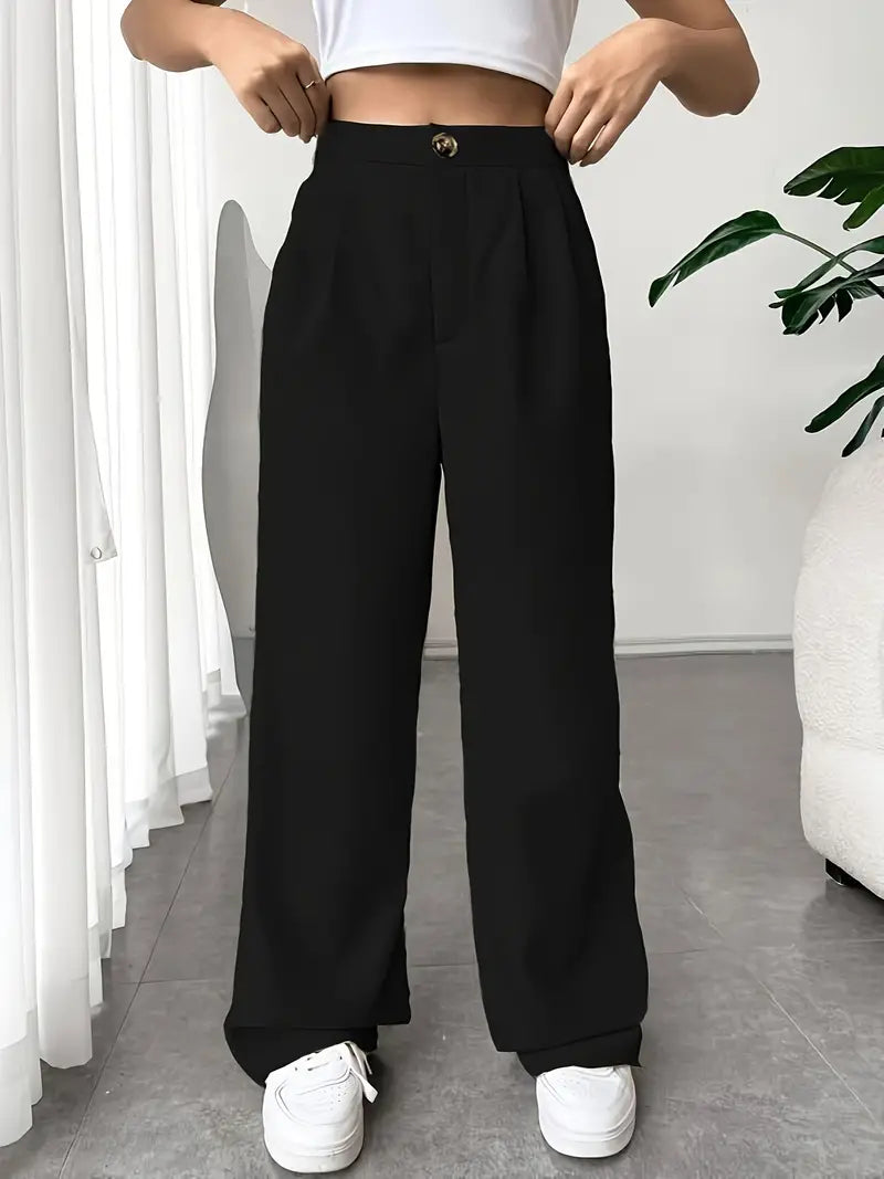 Out-Shine | Stylish Long Pants With Wide Leg