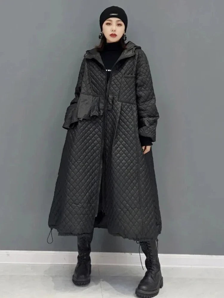 Deslumbra | Parka vintage de corte en A para mujer 