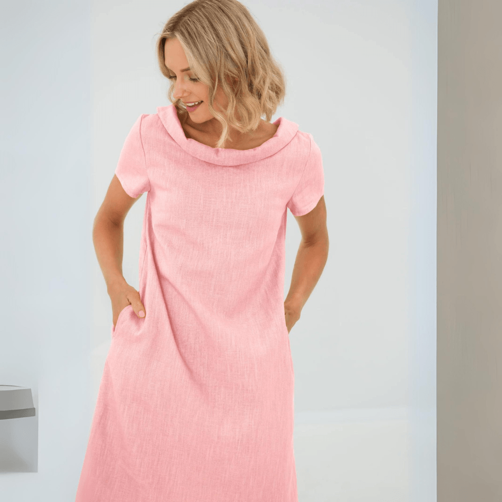 Out-Shine | Casual Linen Dress for Women