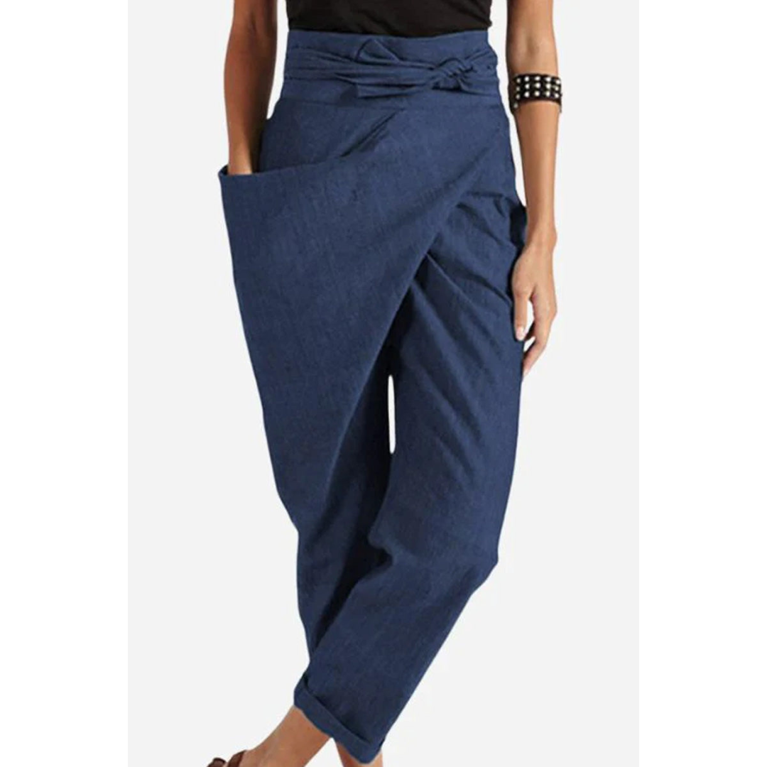 Out-Shine | Women's High Waist Pants Wrap