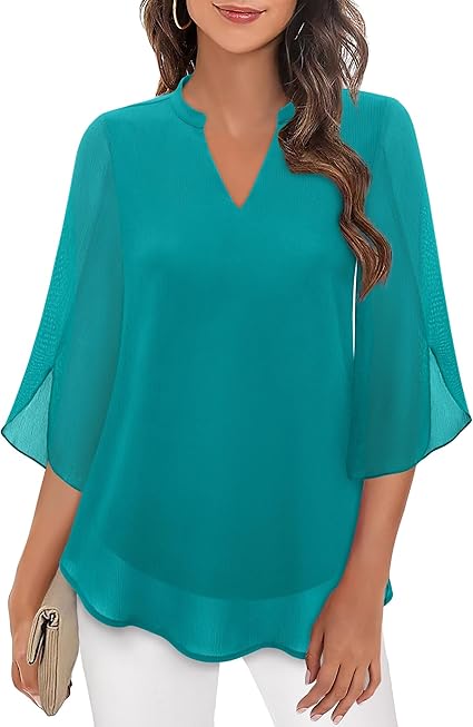 Out-Shine | Elegant Chiffon Blouse