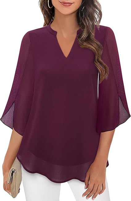 Out-Shine | Elegant Chiffon Blouse