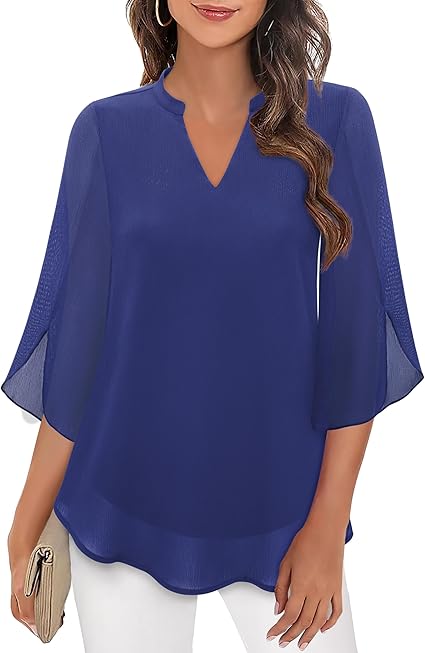 Out-Shine | Elegant Chiffon Blouse
