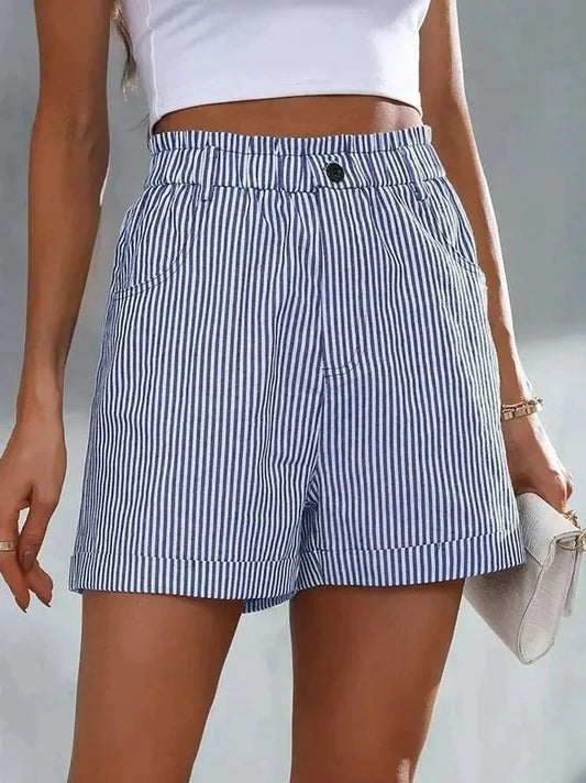 Out-Shine | Casual Striped Shorts