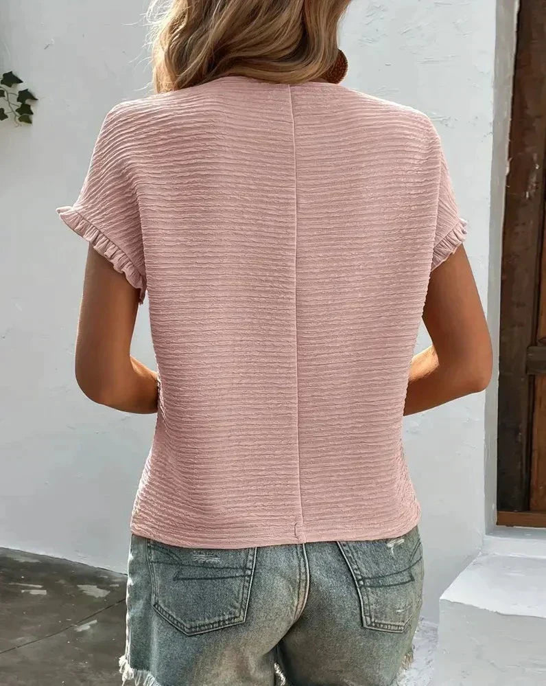 Deslumbra | Camisas de manga con volantes para mujer, elegantes