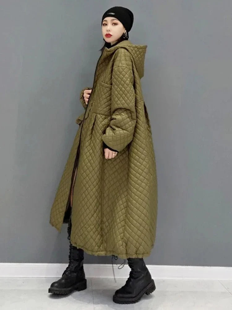 Deslumbra | Parka vintage de corte en A para mujer 