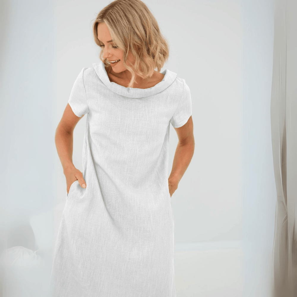 Out-Shine | Casual Linen Dress for Women