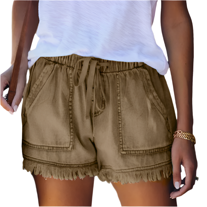 Out-Shine | High-Waist Denim Shorts