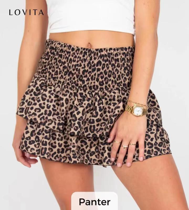 Brilla con luz propia | Falda versátil de hoja de loto para mujer