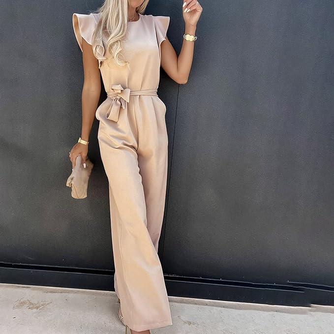 Deslumbra | Elegante conjunto de peto con mangas de mariposa