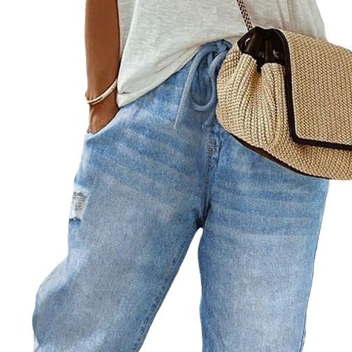 Brilla con luz propia | Pantalones vaqueros con bolsillos elásticos