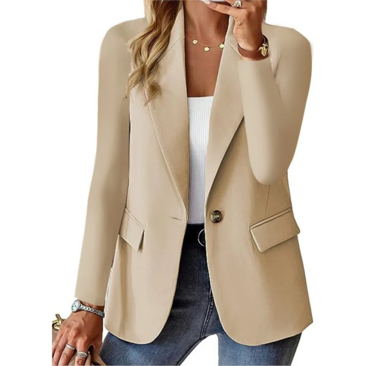 Out-Shine | Ladies Blazer With Long Sleeves