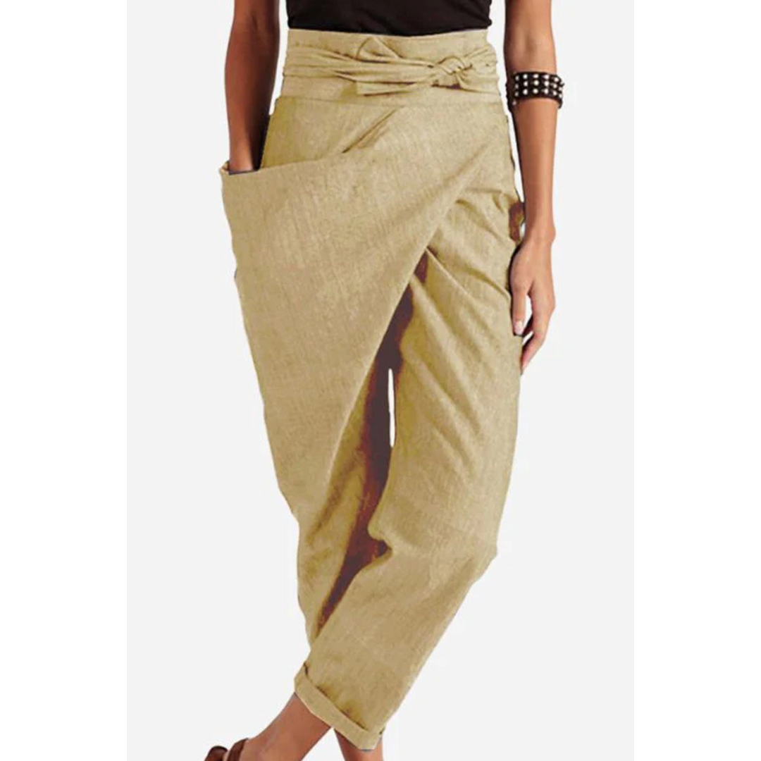 Out-Shine | Women's High Waist Pants Wrap