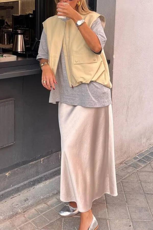 Out-Shine | Loose Sleeveless Pocket Casual Vest