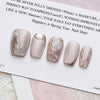 Out-Shine | Ice Flower, Hand-Painted Cat's Eye Spring Wearable Nails