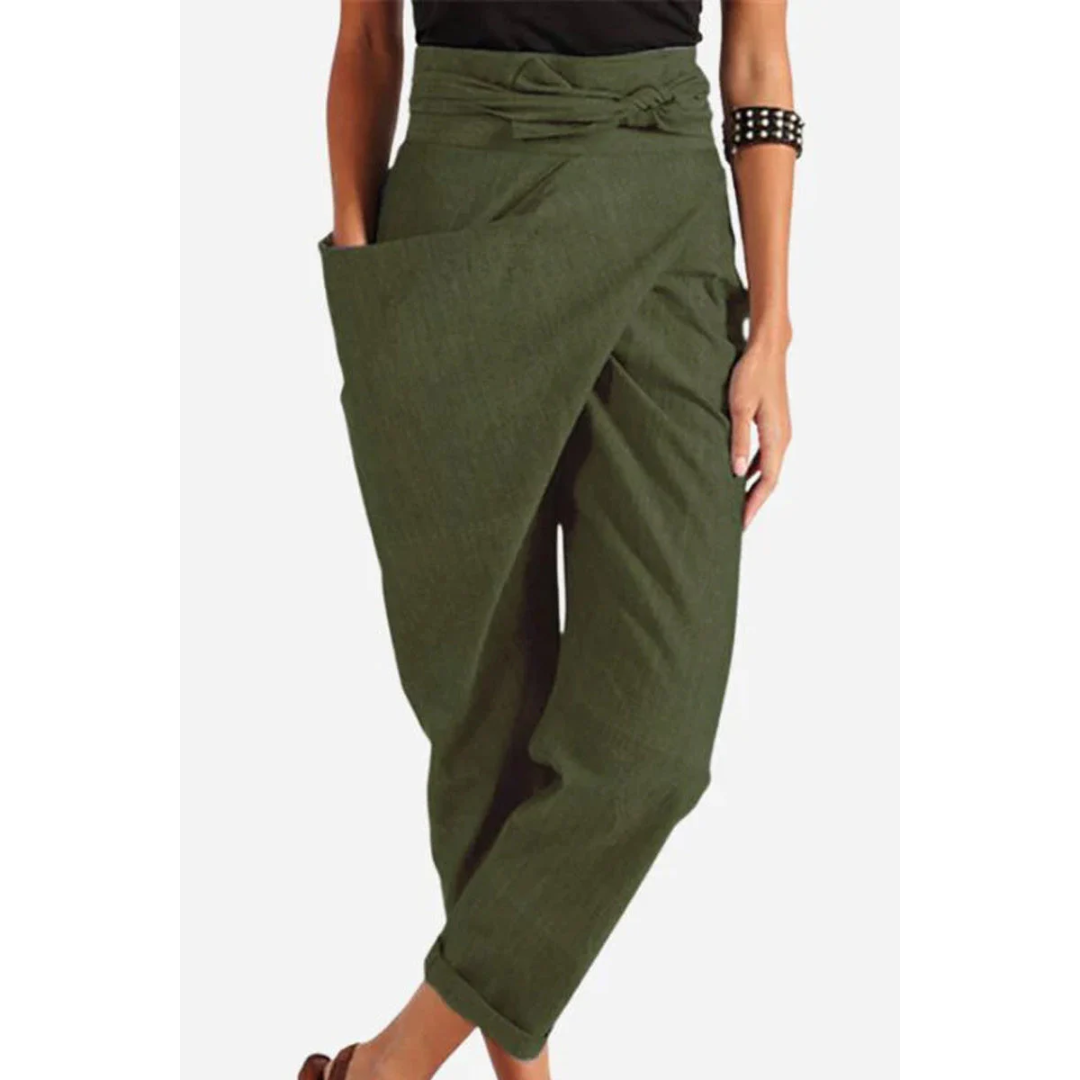 Out-Shine | Women's High Waist Pants Wrap